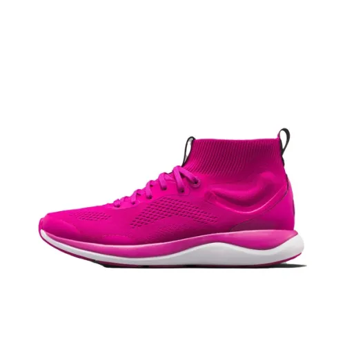 lululemon Chargefeel Slip-resistant Abrasion-resistant MID Топ Беговые кроссовки Унисекс Розовый