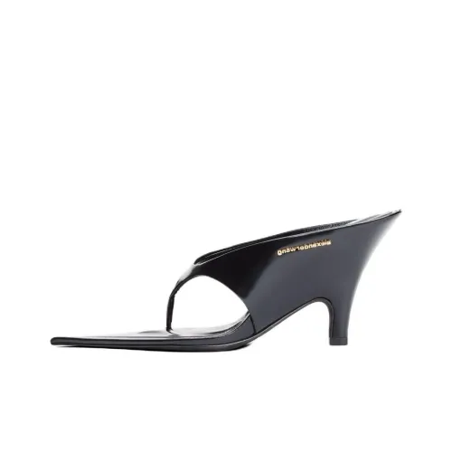 Alexander Wang Шлепанцы 9 см Женские Черные