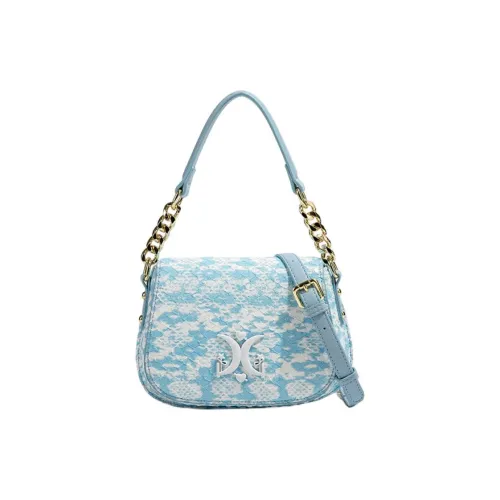 MACK JODAER Синтетическая кожа Подмышка Через плечо Одно плечо Сумка Женская Синяя