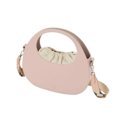 O Bag Термопластичный Композит с Синтетическим Волокном Плечевая Сумка Женская Дымчатый Розовый