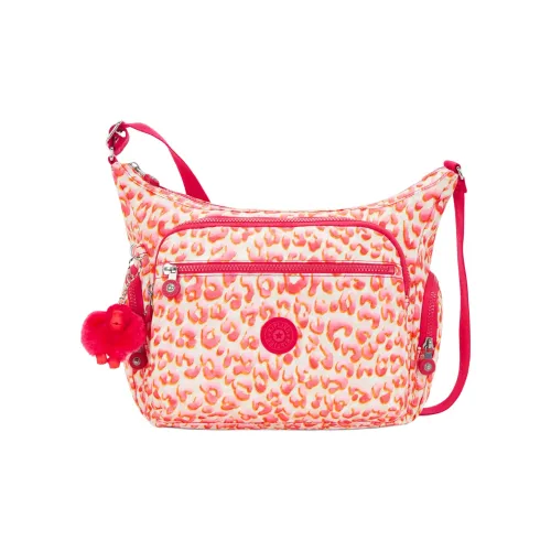Kipling Полиэстер Сумка через плечо Сумка на плечо Женская Розовая Cheetah