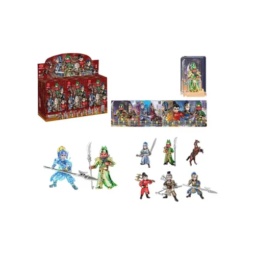 XIANGJUN Plugged Liu BEI Huang Gai Xu Shu And Ma CHAO Мини Фигурки Слепые Коробки