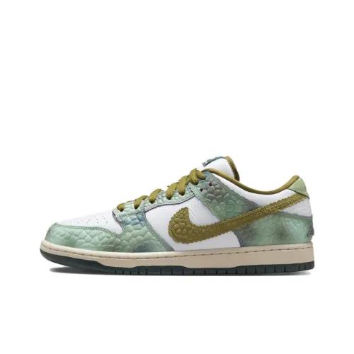 Alexis Sablone x Nike Dunk SB Low Устойчивые к истиранию Дышащие Низкие Кроссовки для скейтбординга Унисекс Коричневый