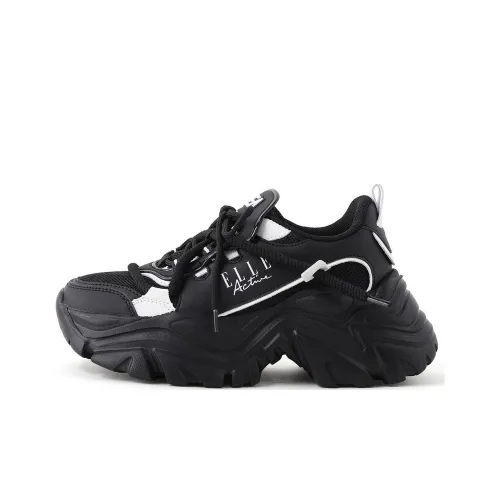 ELLE Active Low Топ Толстоподошвенные кроссовки Женские Черный