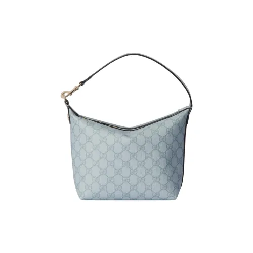 GUCCI Ophidia Supreme Холст Сумка Extra Mini Женская Серый Синий