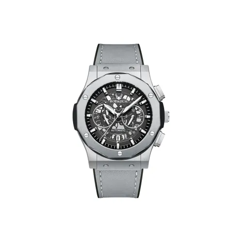 ROERDUM Автоматический/Ручной Механизм Мужские Часы 45мм*45мм*13мм Черный