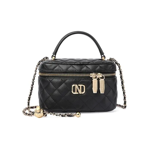 TUCANO Коровья кожа Сумка через плечо Одно плечо Женская Классический черный