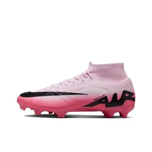 Nike Mercurial Superfly 9 Футбольные бутсы Высокие Розовые Черные Унисекс