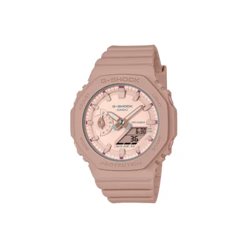 CASIO Liquid Crystal Analog Dual Display Series SHOCK Кварцевый механизм Смольный ремешок Часы