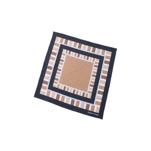 FREAK'S STORE Шелковые шарфы Женские Черный Синий