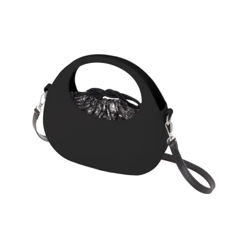 O Bag Термопластичный Комплекс Через плечо Одно плечо Сумка Женская Черная