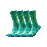 Небесно-голубая анти-нижняя юбка и эластичные баскетбольные носки [2 пары]