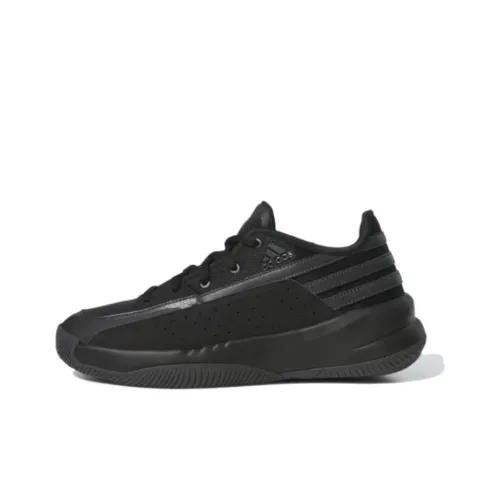 Adidas Front Court Slip-Resistant Low Top Баскетбольные кроссовки Унисекс Черные