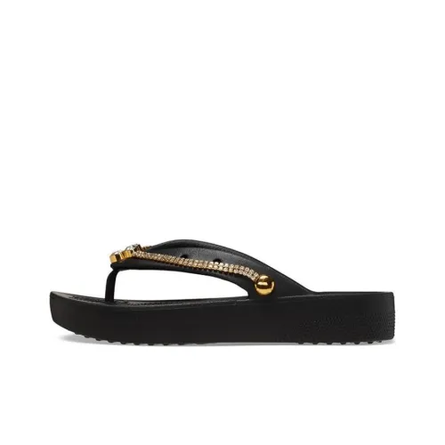 Crocs EVA противоскользящие шлепанцы женские черные