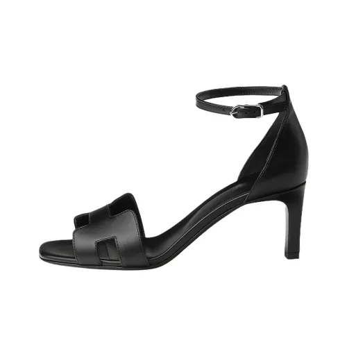 HERMES Sandali Joy One Strap Sandals 7cm Women's Black HERMES Сандалии Joy One с ремешком 7 см женские черные