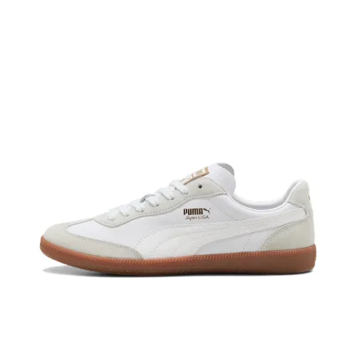 Кроссовки для скейтбординга PUMA Liga Low Top Белые Серые Унисекс