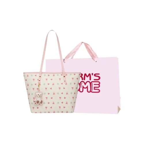 Worm's Home ПУ (полиуретан) Сумка через плечо Женская Розовая