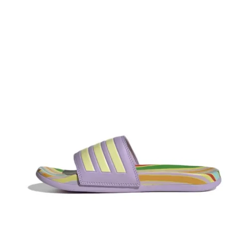 adidas Adilette Слипоны Фиолетовый Свет/Жемчужный Цитрин/Фиолетовый Свет Женские