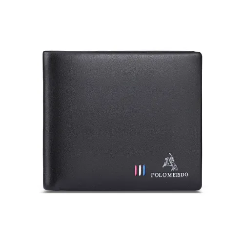 POLOMEISDO Первый слой Мягкая Коровья кожа Премиум Кошелек Бизнес Укороченный Кошелек с Множественными слотами для карт