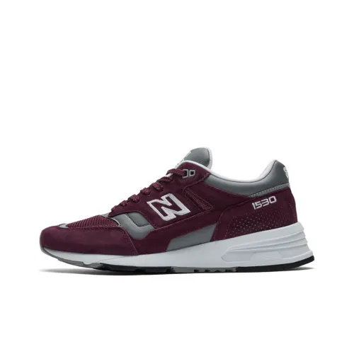 New Balance NB 1530 Low Топ Беговые кроссовки Унисекс Темно-красный Серый D Ширина
