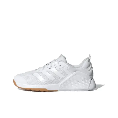 Adidas Dropset Slip-resistant Abrasion-resistant Low-top Тренировочные Кроссовки Женские Белые