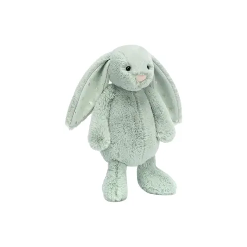 JELLYCAT Bunny Collection Shy Светло-зеленый Звезда Кролик Куклы Плюшевая кукла 18см 32см Высота