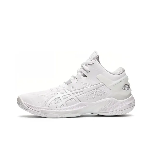 ASICS Гель Burst 25 Амортизация Износостойкий MID Топ Баскетбольные кроссовки Мужской Белый