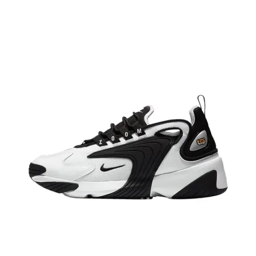 Nike Zoom 2K Low Топ Повседневная обувь Женская Белый Черный