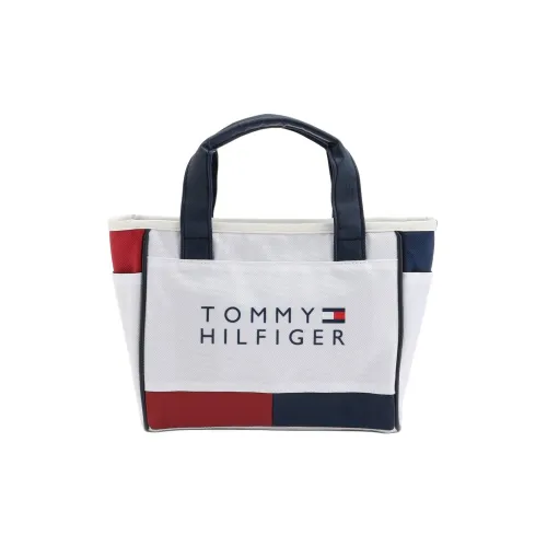 Tommy Hilfiger Полиэстер Композитная Кожа Тоут Сумка Сумка для покупок Сумка Унисекс Белый