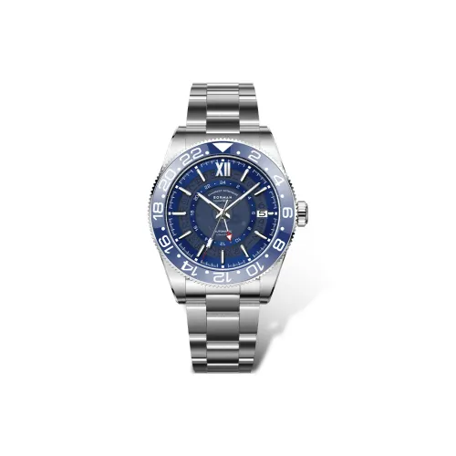 BORMAN Автоматический Механический Механизм Мужские Часы 40 мм Синий