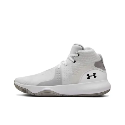 Under Armour Under Armour Anomaly Shock Absorbers Slip-Resistant High Top Баскетбольные кроссовки для игры Мужской Белый