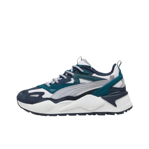 PUMA RS X Efekt PRM S Low Топ Повседневная обувь Унисекс Синий Белый