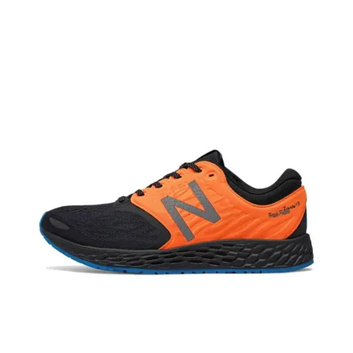 New Balance NB Fresh Foam Zante v3 Low Топ Беговые кроссовки Женские Черный и оранжевый Пэчворк