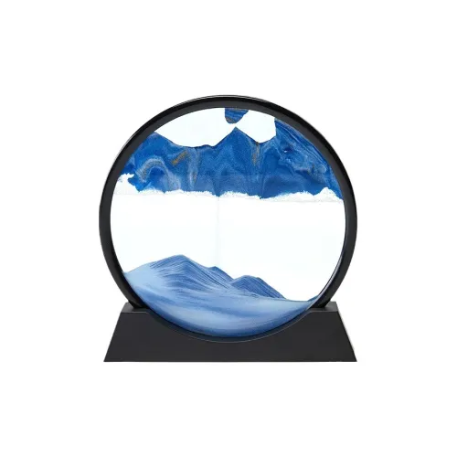 A Little Tide To Play Ландшафт Текущий Песочный Рисунок HOURGLASS Stress Relief Художественный Декоративный Игрушка