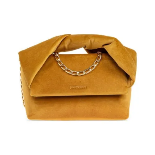 JW Anderson Полиэстер + Овечья кожа Сумка через плечо Сумка среднего размера Женская Горчично-желтая