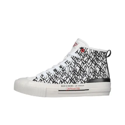 Skechers New Moon Slip-resistant Abrasion-resistant Shock Absorbers High Top Кеды