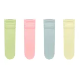 4 пачки (Молочно-зеленый, Светло-синий, Светло-желтый, Вишневый цветок, Розовый)