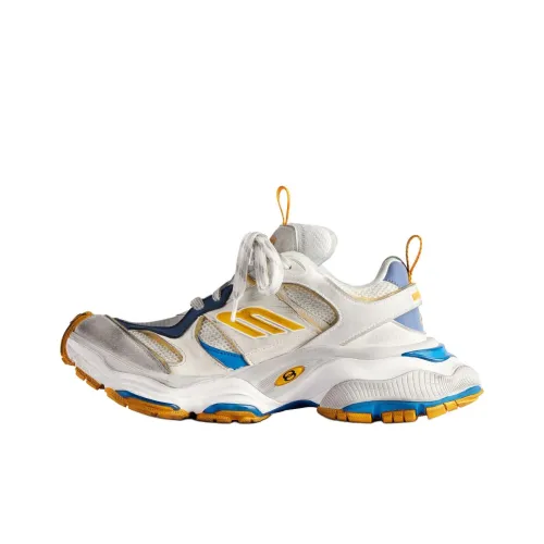 Balenciaga Низкий топ массивные кроссовки мужской белый синий оранжевый