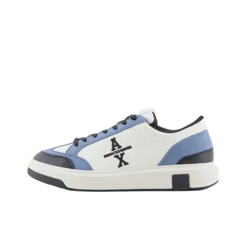 ARMANI EXCHANGEAE Низкие кроссовки для скейтбординга Мужские Синие
