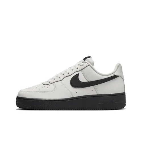 Nike Air FORCE 1 Кроссовки для скейтбординга Низкие Белые черные Женские