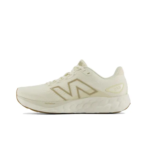 New Balance NB 680 V8 Low Топ Повседневные Беговые Кроссовки Женские Бежевые