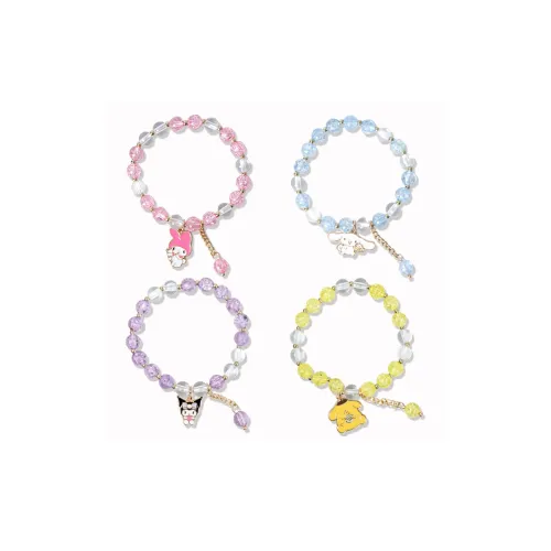 Санрио My Melody, Kuromi, Pompompurin, Cinnamoroll Пластина Бусина Браслет Мерч по IP