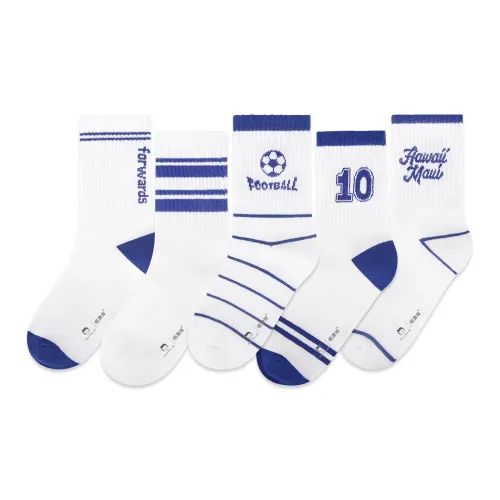 H YXIANG Носки Crew Унисекс упаковка из 5 пар