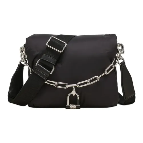 DKNY Нейлоновая сумка через плечо большая женская черная