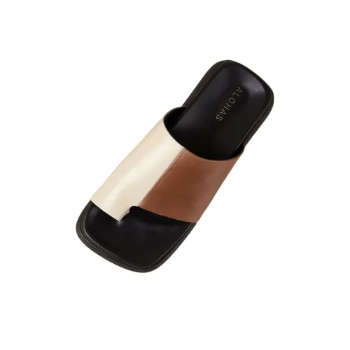 ALOHAS Слипоны Женские Бежево-коричневый