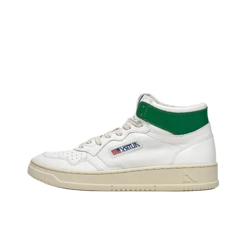 AUTRY Высокие кроссовки для скейтбординга Мужские Белые Зеленые