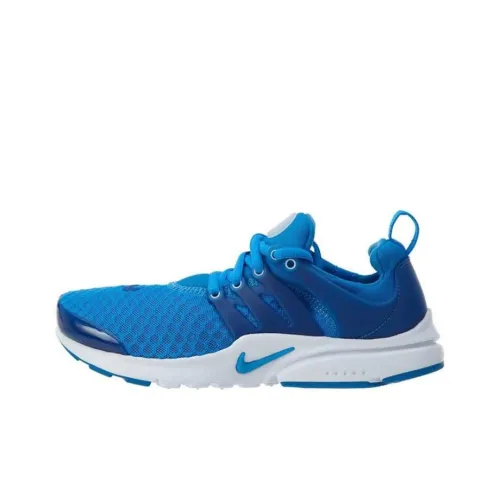 Nike Air Presto Shock Absorbers Противоскользящий Устойчивый к истиранию Низкий Топ Повседневная Обувь GS Синий Белый