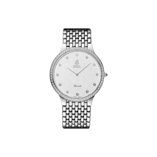 ERNEST BOREL Nebula Коллекция Кварцевый механизм Мужские часы Часы 38 мм Серебристый циферблат