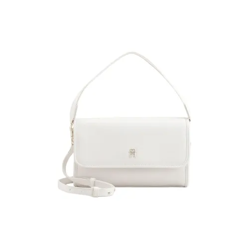 Tommy Hilfiger ПУ (полиуретан) Портативная Сумка через плечо Сумка на плечо Женская Белая