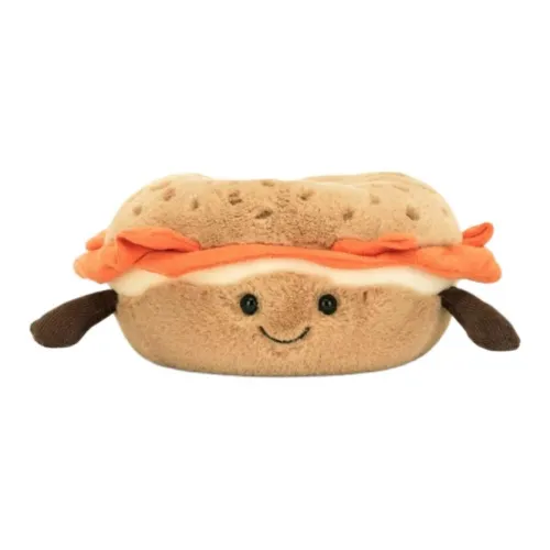 JELLYCAT США New York Limited Веселье Food Бежевый Куклы Плюшевая кукла 7 см Рекомендуемый рост 14 см Длина (размер в длину)